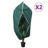 vidaXL lukuga taime fliiskatted 2 tk, 70 g/m&sup2;, 3,93 x 3 m