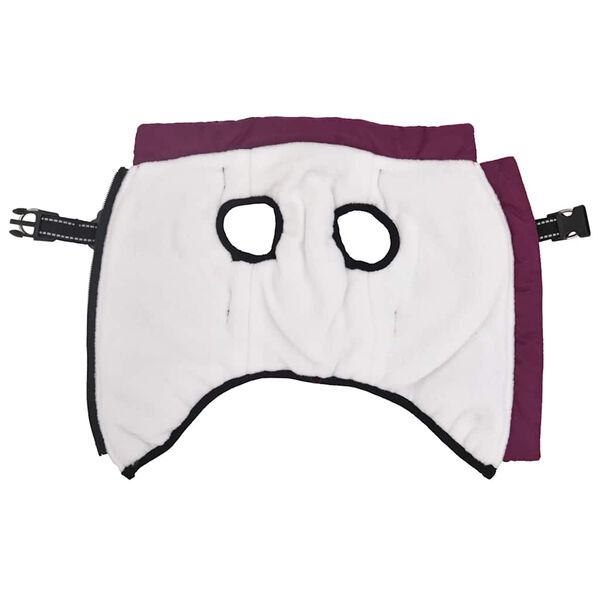 vidaXL koeramantel rakmetega veekindel peegeldav, lilla, L24