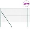 vidaXL Aiapost Roheline 50 x 1,2 m (25 x 25 mm v&otilde;rk) Terased ja PVC