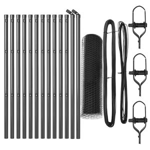 vidaXL Aiapost Hall 25 x 0,6 m (13 mm v&otilde;rk) Terased ja PVC