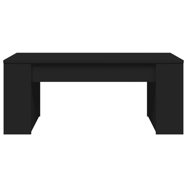 vidaXL kohvilaud, must, 102 x 55 x 42 cm, tehispuit