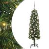 vidaXL Tehisj&otilde;ulupuu Roheline 120 cm PVC, teras ja plastik