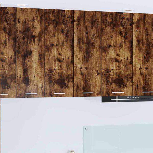 vidaXL Seinakapp uksega Suitsetatud tamm 60 x 31 x 80 cm Tehispuit