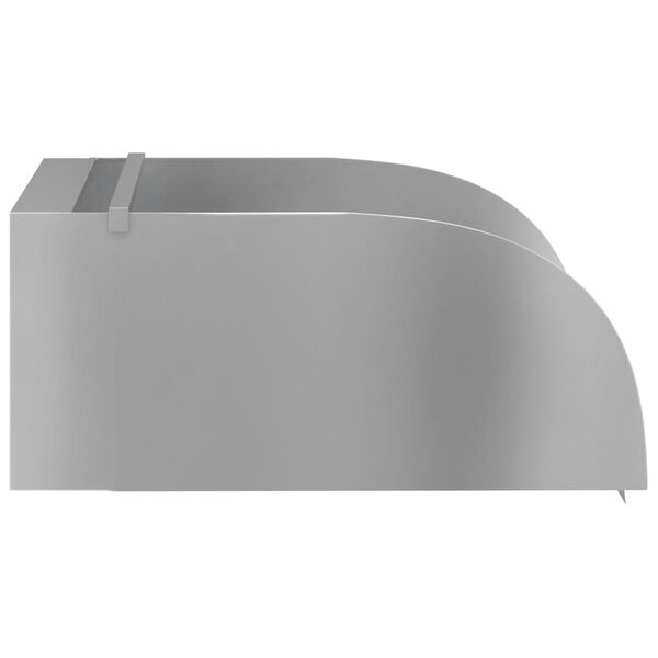 vidaXL aiapurskkaev LEDidega, 30 x 34 x 14 cm, roostevaba teras