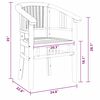 vidaXL Aiatoolid 2 pcs Pruun 63 x 58 x 89 cm Tugev tiikpuu