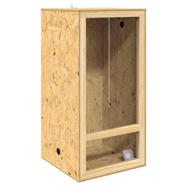 vidaXL Terrarium Pruun 50 x 50 x 100 cm OSB
