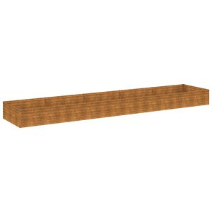 vidaXL taimekast, 482 x 100 x 36 cm, Corten-teras