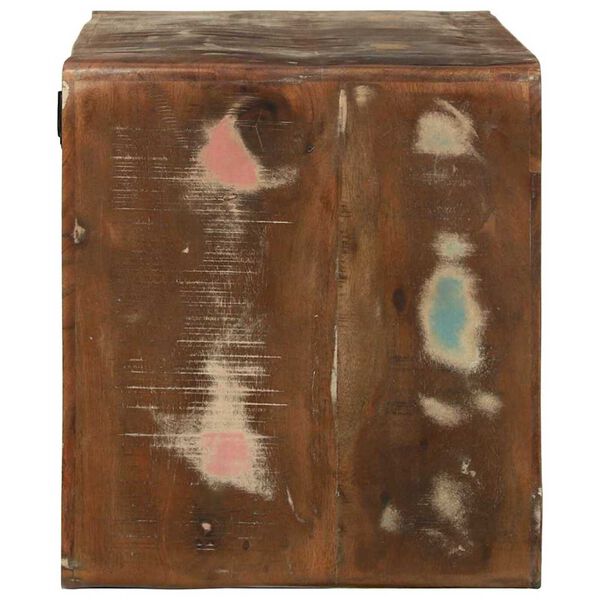 vidaXL Telerikapp Mitmev&auml;rviline 80 x 32 x 36 cm Taastatud puit