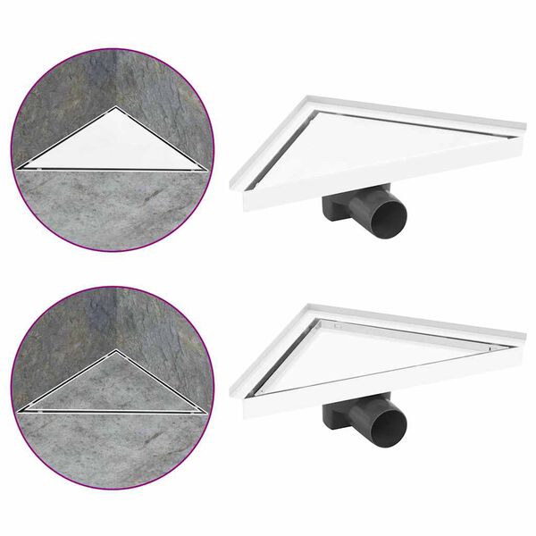 vidaXL du&scaron;i &auml;ravoolus&uuml;steem, kaks &uuml;hes kate, 25x25 cm roostevaba teras