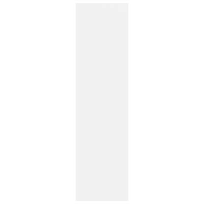 vidaXL 3-korruseline raamaturiiul valge 60x30x114 cm puitlaastplaat