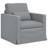 vidaXL Diivan Helehall 78 x 78 x 80 cm kangas