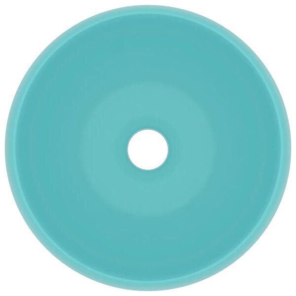 vidaXL luksuslik valamu &uuml;mar, matt heleroheline, 40x15 cm, keraamiline