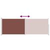 vidaXL lahtit&otilde;mmatav k&uuml;lgsein, 160 x 500 cm, pruun