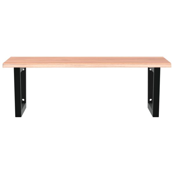 vidaXL seinale kinnitatav valamuriiul, teras ja tammepuit