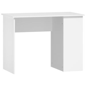 vidaXL kirjutuslaud, valge, 100x55x75 cm, tehispuit