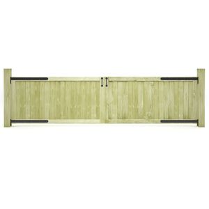 vidaXL aiav&auml;ravad, 2 tk, immutatud m&auml;nnipuit, 300 x 75 cm