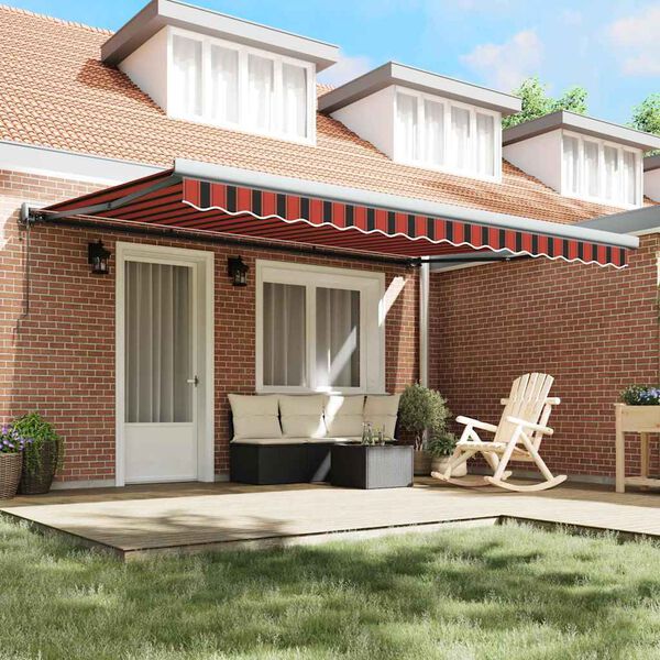 vidaXL Varikatus Oranž ja pruun 450 x 300 x 165 cm