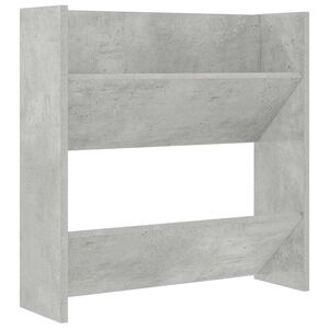 vidaXL seina kingakapp, betoonhall, 60 x 18 x 60 cm, puitlaastplaat