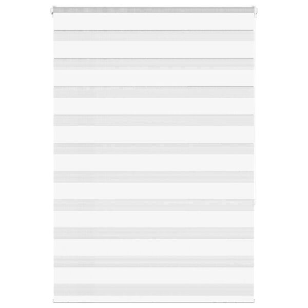 vidaXL Triibuline ruloo pruun 95x150 cm kanga laius 90,9 cm pol&uuml;ester