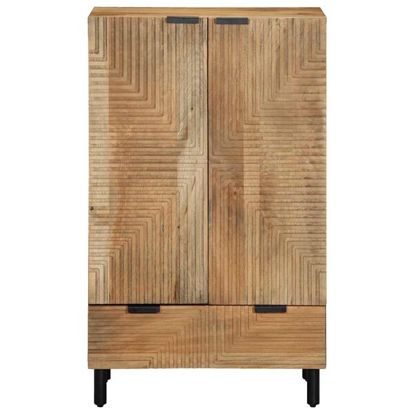 vidaXL Highboard Pruun 60x33x100 cm T&auml;ispuidust Mango