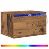 vidaXL Seinale kinnitatav &ouml;&ouml;kapp Vana puit 50 x 36 x 30 cm Tehispuit