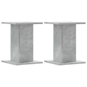 vidaXL taimealused 2 tk, betoonhall, 30x30x40 cm, tehispuit
