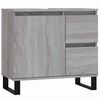 vidaXL vannitoakapp, hall Sonoma tamm, 65 x 33 x 60 cm, tehispuit