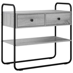 vidaXL Konsoollaud Hall Sonoma 80 x 40 x 75 cm Tehispuit