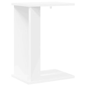 vidaXL Otsalaud Valge 35 x 25 x 50 cm Tehispuit