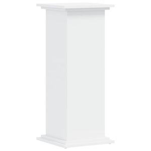 vidaXL taimealus, valge, 33x33x80 cm, tehispuit