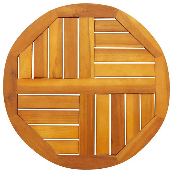 vidaXL lauaplaat, &Oslash;50x2 cm, &uuml;mmargune, akaatsiapuit