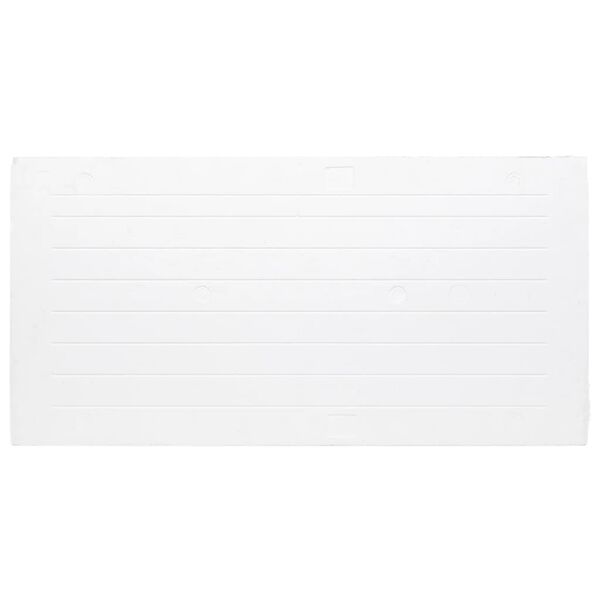 vidaXL 3D seinapaneelid 10 tk, punane ja valge, 100 x 50 cm, EPS