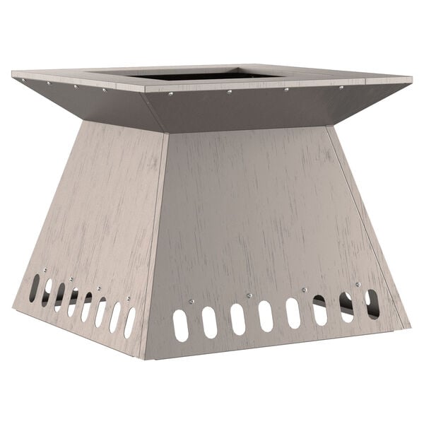 vidaXL Lõkkekoht Pruun 48 x 48 x 40 cm Kulunud teras