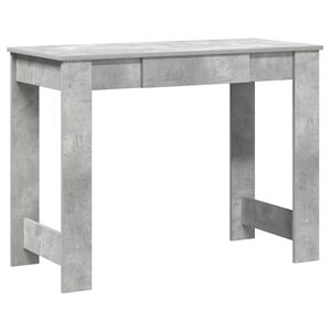 vidaXL kirjutuslaud, betoonhall, 100x45x75 cm, tehispuit