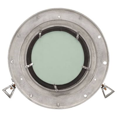 vidaXL illuminaator peegel, seinale, Ø30 cm, alumiinium ja klaas