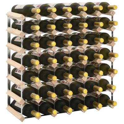 vidaXL veiniriiul 42 pudelile, männipuit