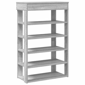 vidaXL kingakapp, hall Sonoma tamm, 60 x 30 x 98 cm, tehispuit