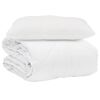 vidaXL Suvised teki padjaga 2 pcs Valge Mikrofiiber