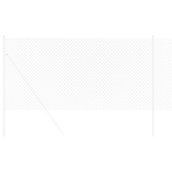 vidaXL Ahela Link Aed H&otilde;bedane 10 x 1 m Tsingitud teras