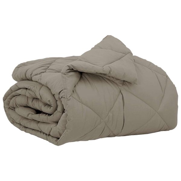 vidaXL T&auml;ispika aasta tekk Helehall 200 x 140 cm Mikrokiud