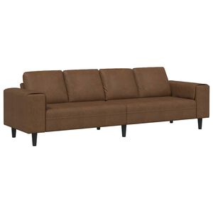 vidaXL Elutuba diivan Pruun 250 x 77 x 76 cm