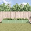 vidaXL Taimekast Pastellroheline 195 x 100 x 45 cm Tsinkteras