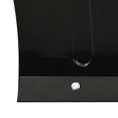 vidaXL lumesahk kahveltõstukile, 200x48 cm, must