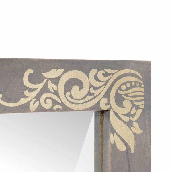 vidaXL Vannitoa peegel Hall 70 x 50 x 2,5 cm Klaas ja Tugev Mango Puit