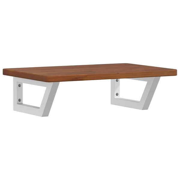 vidaXL seinale kinnitatav valamuriiul, teras ja tammepuit