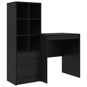 vidaXL Laud Must tamm 115,5 x 50 x 127 cm 2 tk