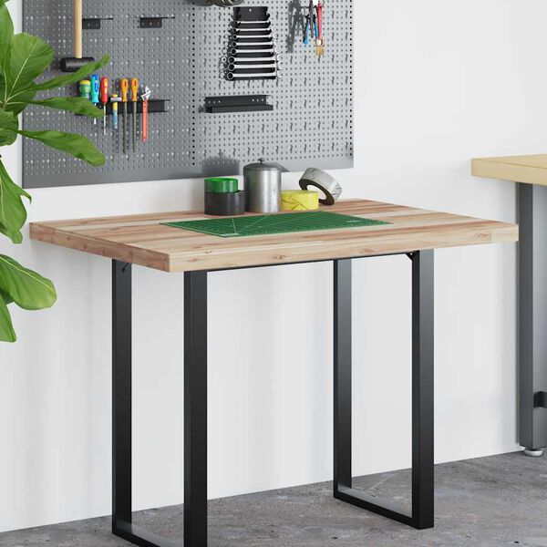 vidaXL kirjutuslaua plaat, t&ouml;&ouml;tlemata, 100 x 70 x 4 cm, akaatsiapuit