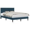 vidaXL Voodi raam peaga Sinine 140 x 200 cm Samet