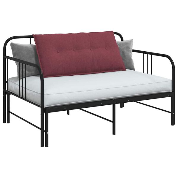 vidaXL Seljatugi padi Veinpunane 100 x 19 x 50 cm kangas