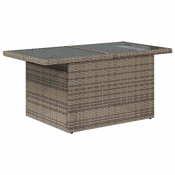 vidaXL Aia Diivanikomplekt padjaga 6 pcs Hall Pol&uuml; Rattan